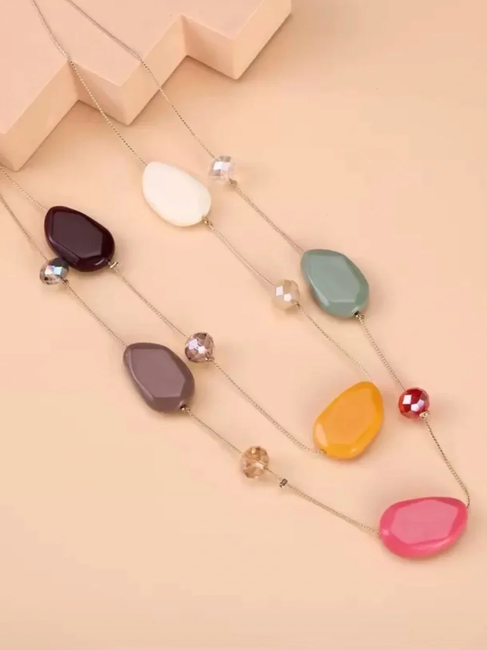 Multi-Color  summer Necklace — Women Jewelry - Picture 5 of 5